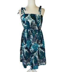 Jude Connally Marigold Paradise Parrot Cotton Dress, NWT, Size Small